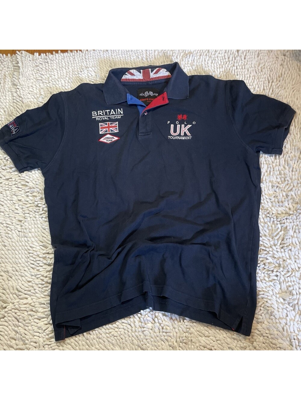 Pierre Cardin Paris Britain Polo Club Polo T-Shirt Chief Keef UK London Size L